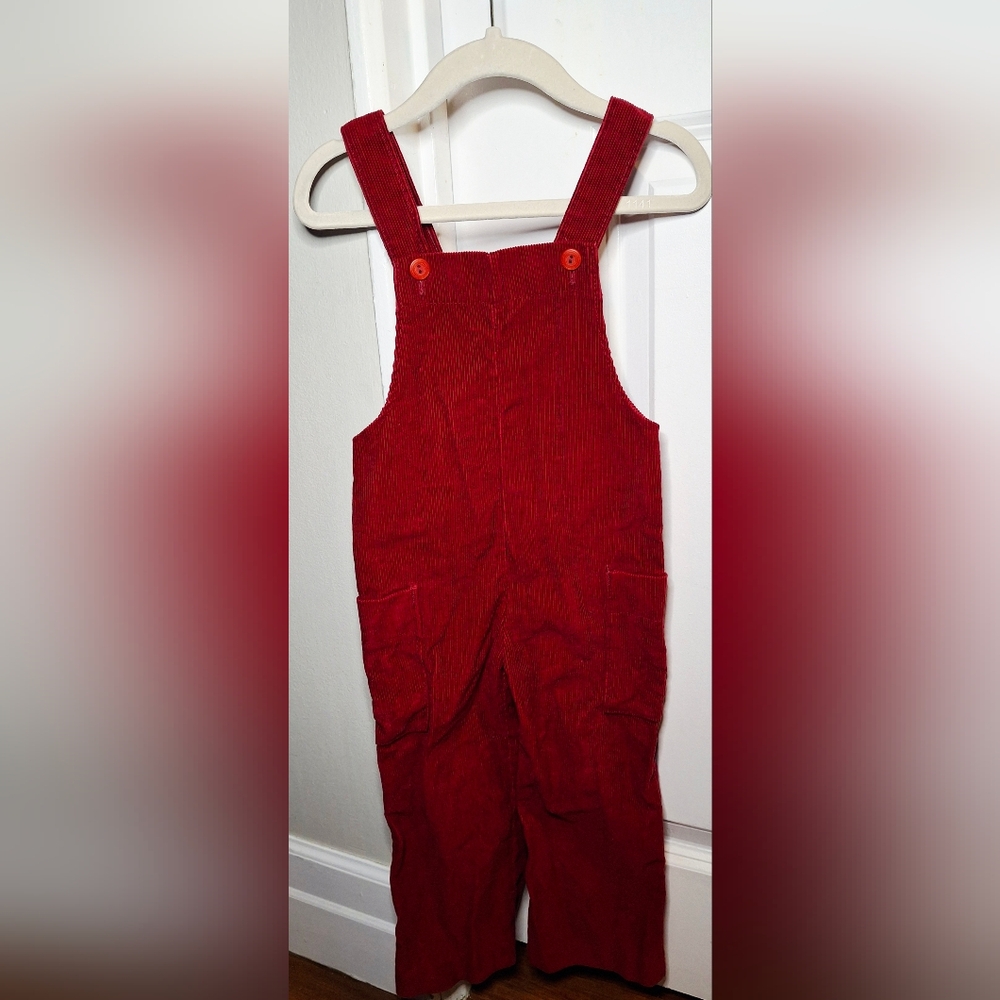 🇨🇦 Vintage 80s Sears Corduroy Overalls Made in Canada (2T)